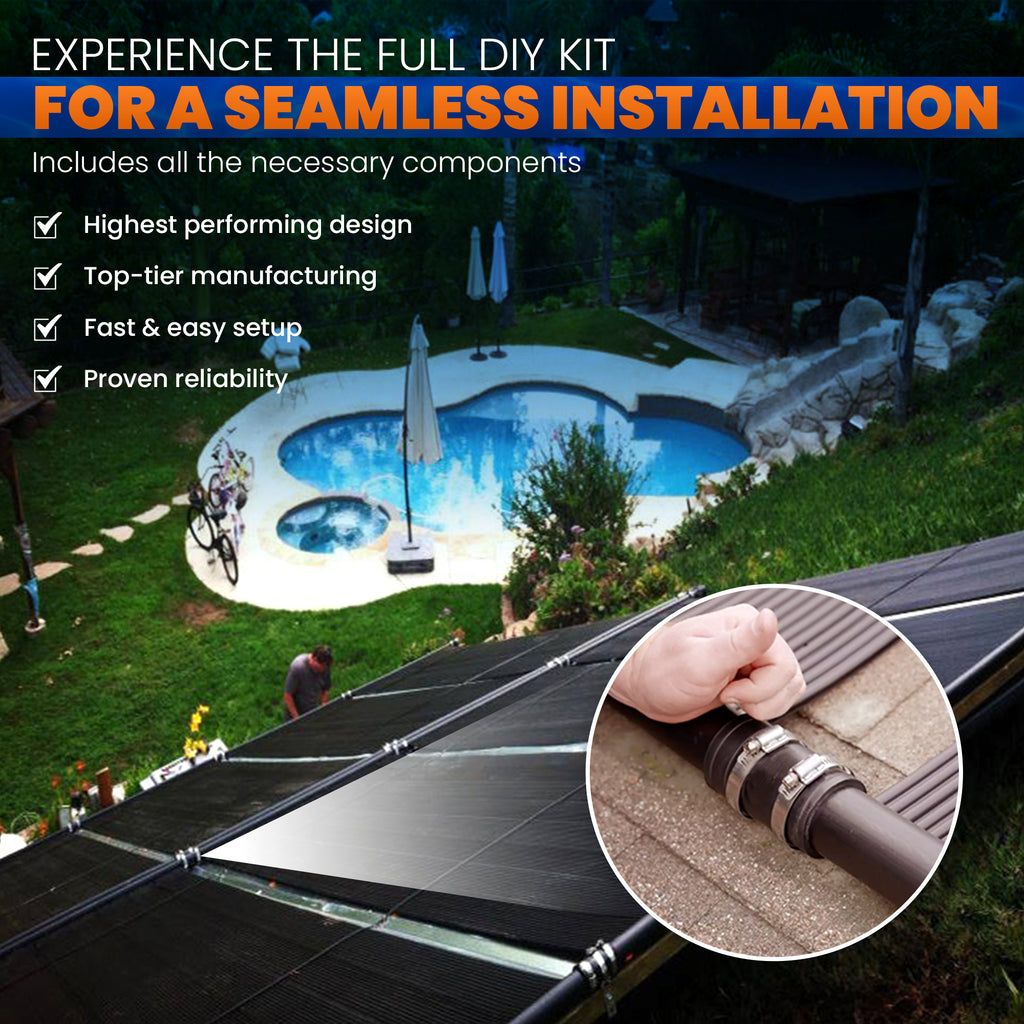 SwimEasy Maximum Performance Solar Pool Heating System DIY Kit