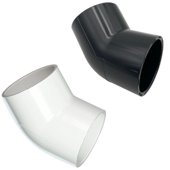 45 Degree Elbow, Schedule 40 PVC