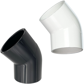 45 Degree Elbow, Schedule 40 PVC