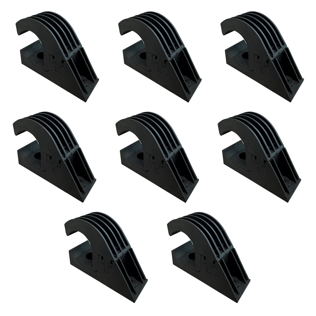 Heavy-Duty Mounting Bracket For Solar Pool Heater Panels With Round Headers