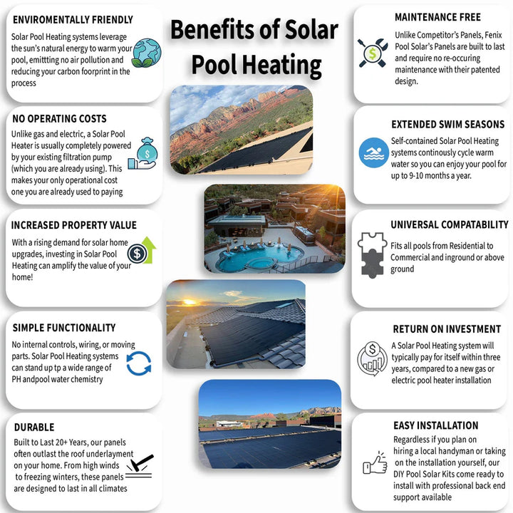 SunValue Ultimate Solar Pool Heater DIY Kit - Get the Most Out of Your Pool - Extend Your Swim Season & Pool Enjoyment