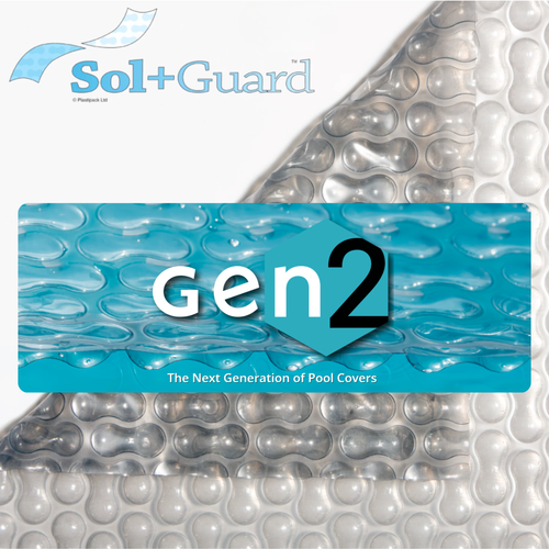 GeoBubble Gen2 Sol+Guard graphene-reinforced solar heating pool cover