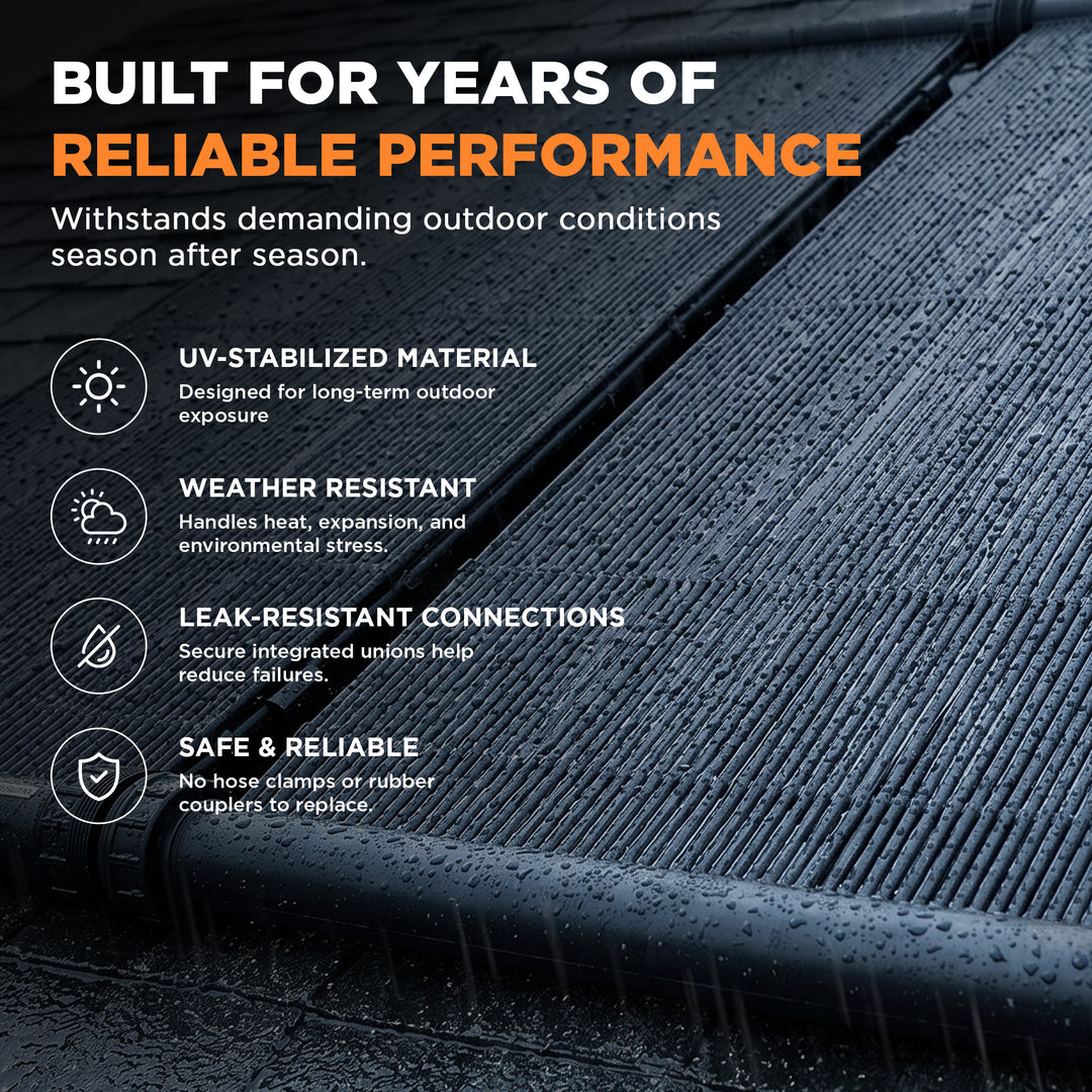 SunLink Pro™ Solar Pool Heater DIY Kit with Integrated Link Technology™ – The Future of Pool Heating