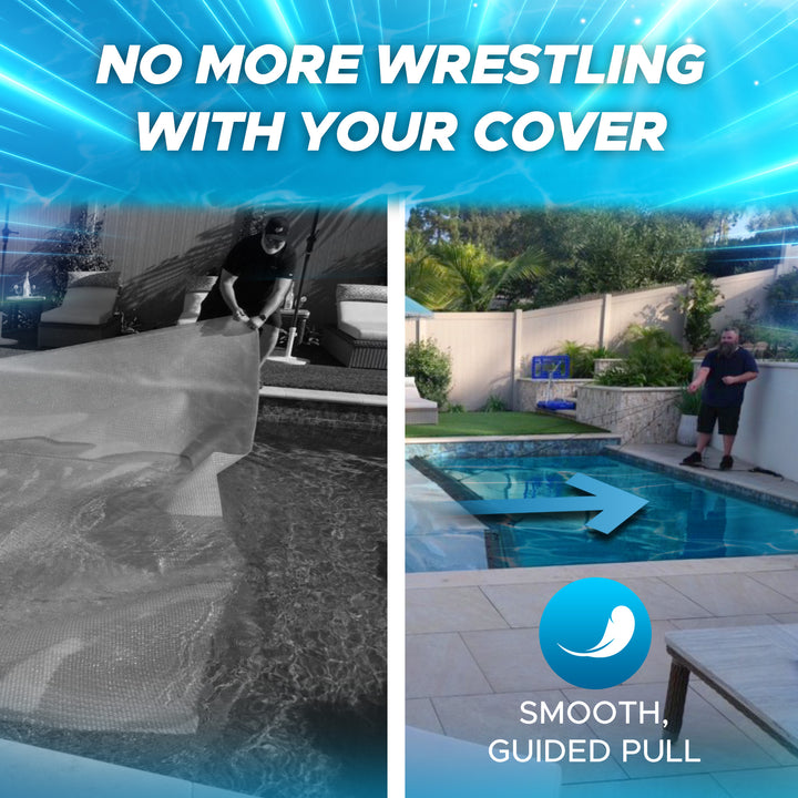 Floating Leading Edge With Pull Cord For GeoBubble Pool Covers - Makes Taking Your Pool Cover On & Off A Breeze!