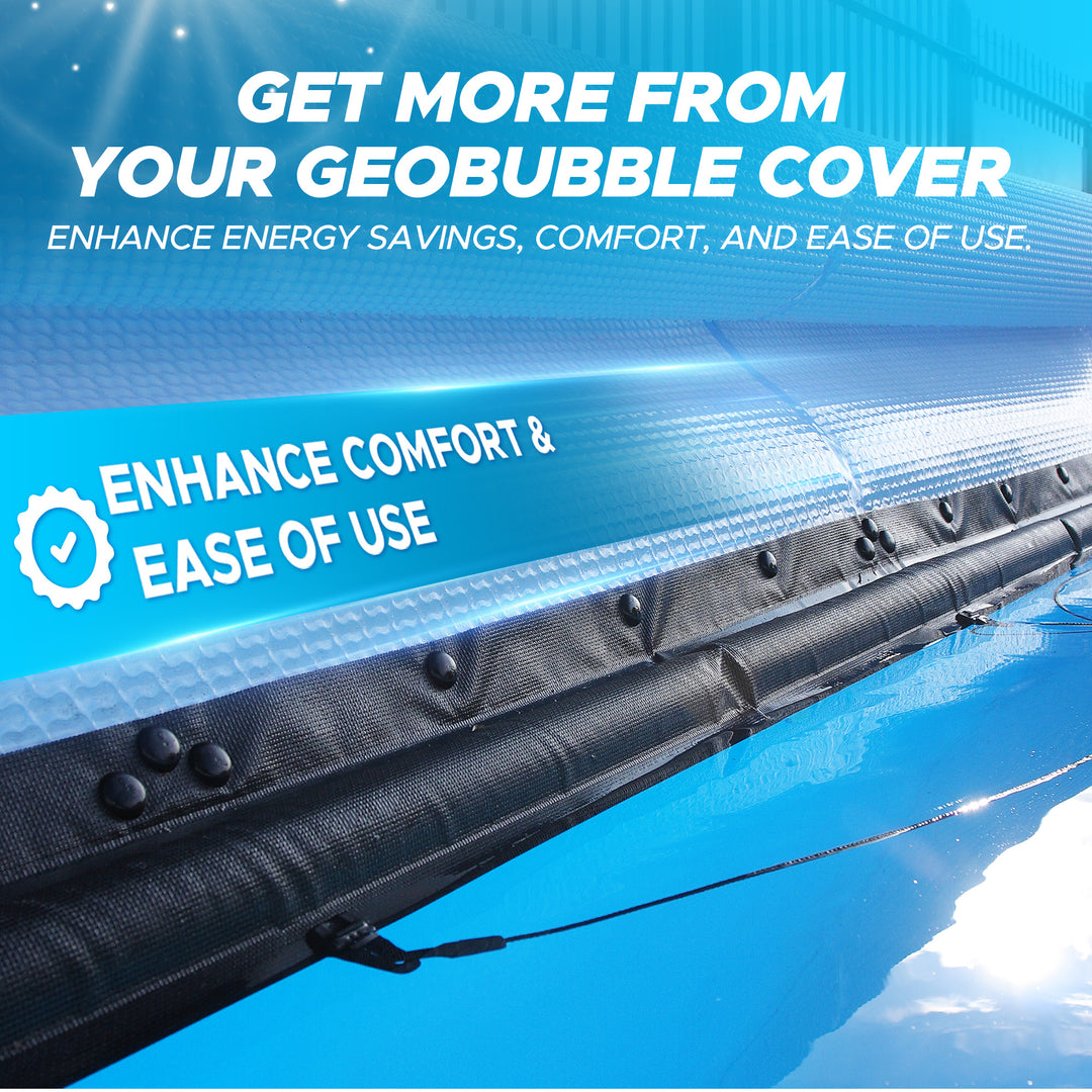 Floating Leading Edge With Pull Cord For GeoBubble Pool Covers - Makes Taking Your Pool Cover On & Off A Breeze!
