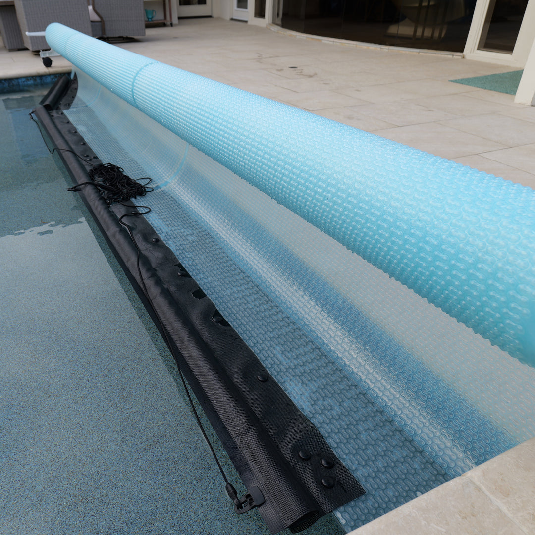 Floating Leading Edge With Pull Cord For GeoBubble Pool Covers - Makes Taking Your Pool Cover On & Off A Breeze!