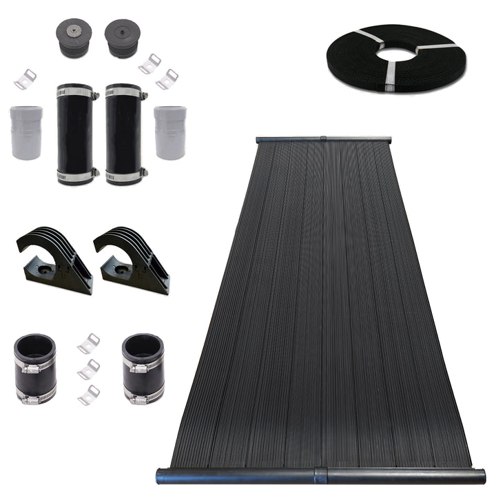 SwimEasy High-Performance DIY Solar Pool Heater Kit - 15-20 Year Life Expectancy - Ultimate Combination of Performance &amp; Durability