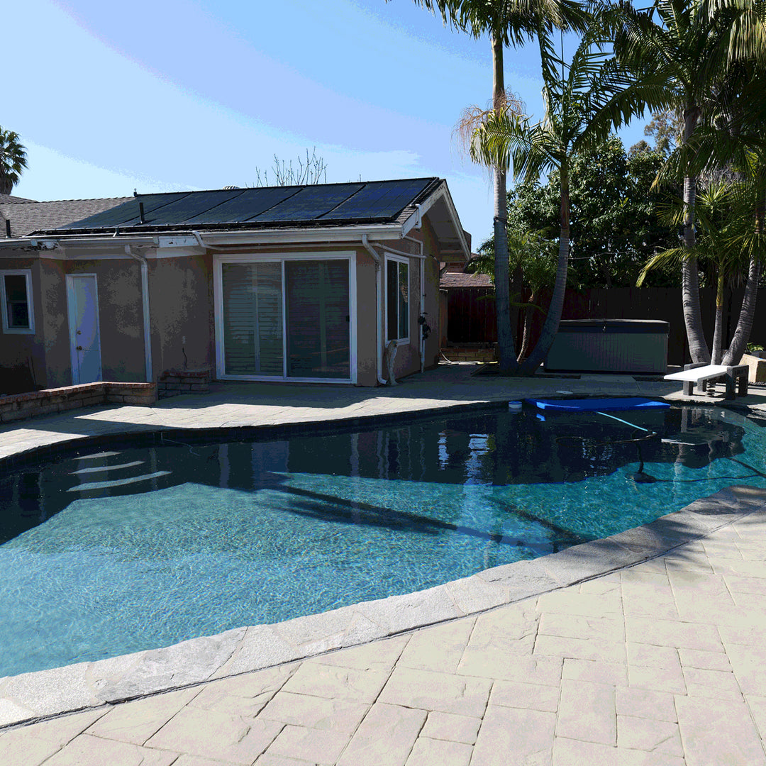 SwimJoy Industrial Grade Solar Pool Heater Panel - High-Wind Mounting Security