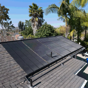 SwimJoy Industrial Grade Solar Pool Heater Panel - Lifetime Ltd. Warranty - Advanced High Wind Mounting Security - Superior Freeze Resistance