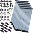 SwimLux Semi-Glazed Solar Pool Heater DIY Kit - Significant High-Energy Performance w/ Multi-Wall Encapsulation Glazing