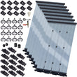 SwimLux Semi-Glazed Solar Pool Heater DIY Kit - Significant High-Energy Performance w/ Multi-Wall Encapsulation Glazing