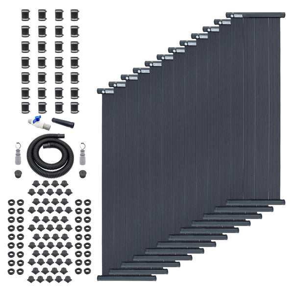 SwimSizzle Ultimate Solar Heater for Above Ground Pools - Premium All-In-One Package - Includes High-Performance Solar Panels & Mounting Hardware