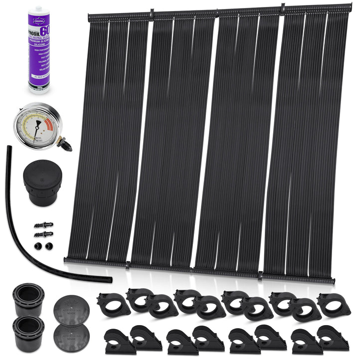 NanoTek NexGen DIY Solar Pool Heater Kit - Advanced Nano Graphitic Multilayered Composite - 40% More Heating - Requires Significantly Less Roof Space