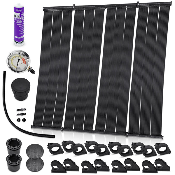 NanoTek Nano Graphitic Solar Pool Heater DIY Kit - *NEW* Multilayered Composite Achieves 40% Higher Heating Performance for Installs w/ Limited Roof Space