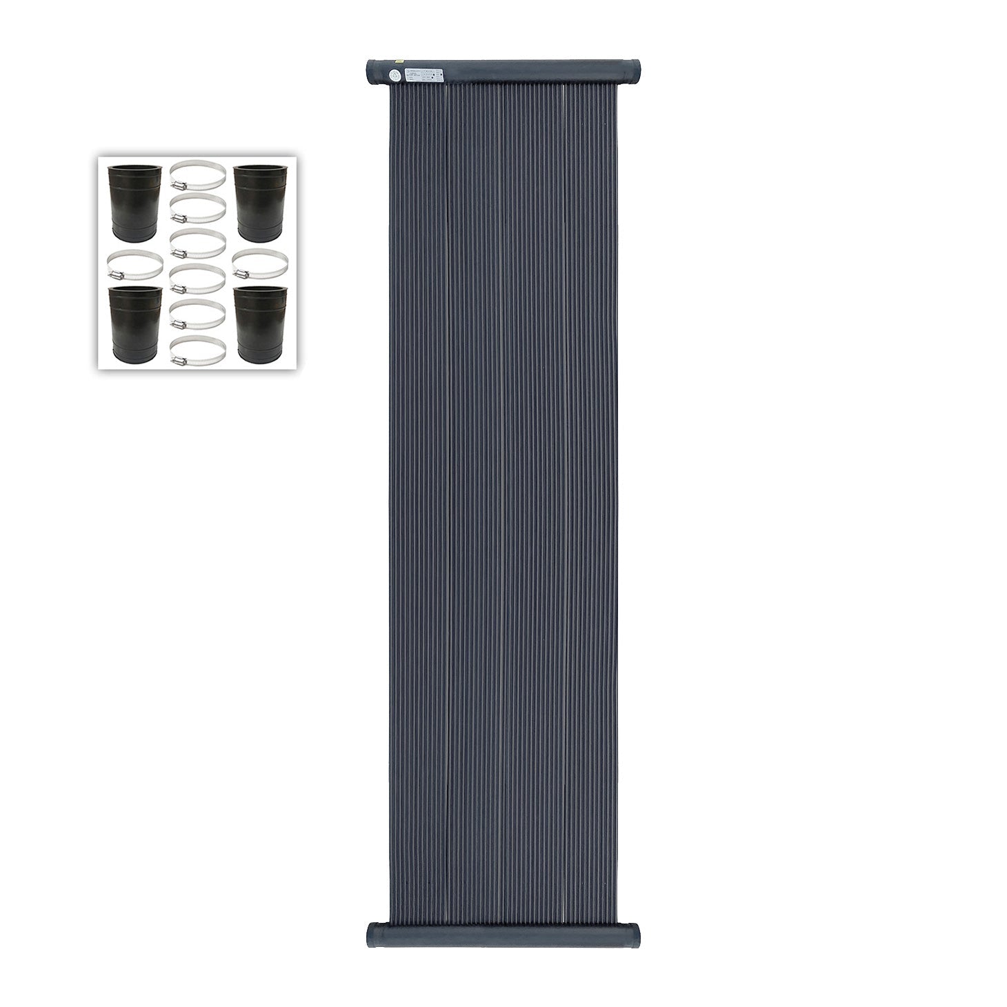 SwimEasy (2ft. Width) Solar Pool Heater Panel Plus Connector Hose Pack - Highest Performing Design