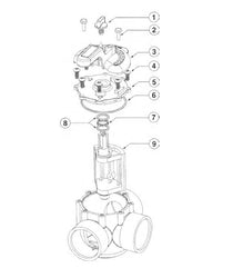 Pentair 3-Port Solar Valve with Drain-Down, CPVC, 2″-2-1/2″