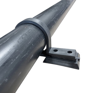 PVC Pipe Support Bracket & Flashing Base (For Ultra Clean / Low-Profile Installations)