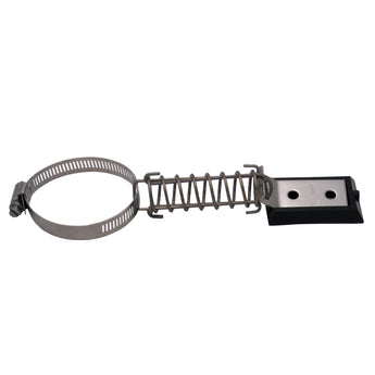Inlet Header Hold-Down Bracket Assembly w/ Tension Spring (High-Wind Mounting Security)