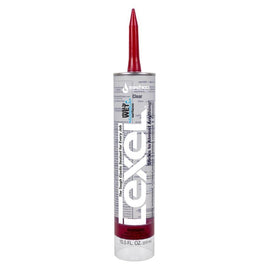 Sashco Lexel, Clear Synthetic Rubber Sealant, Waterproof & Flexible (10.5 fl. oz.)