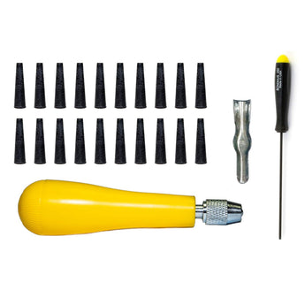 Solar Pool Heater Repair Tool Kit (Incl. 20-Pack Plugs, Cutter & Insertion Tool)