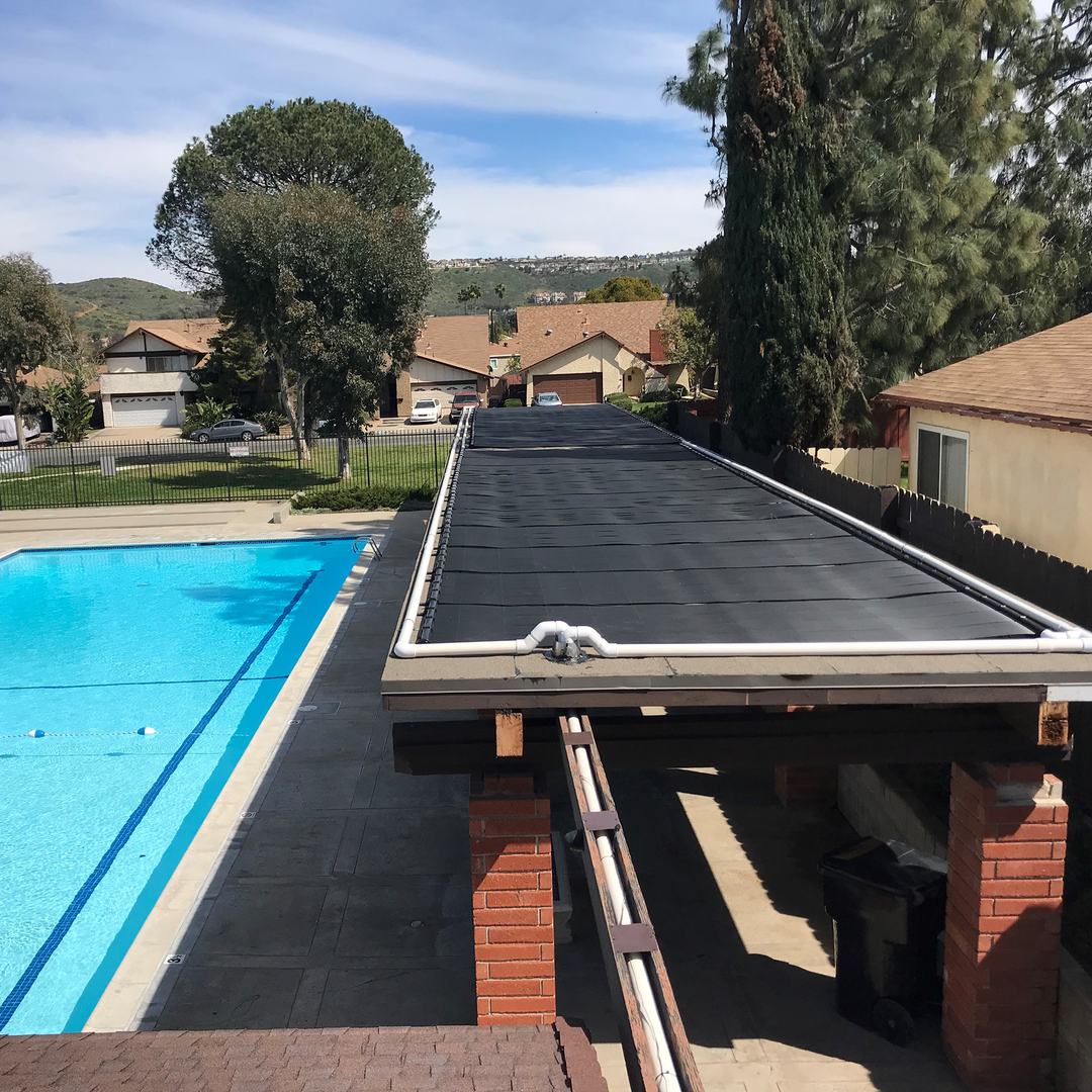 SwimJoy Industrial Grade Solar Pool Heater Panel - High-Wind Mounting Security