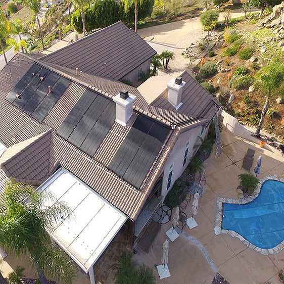 SwimJoy Industrial Grade Solar Pool Heater Panel - High-Wind Mounting Security