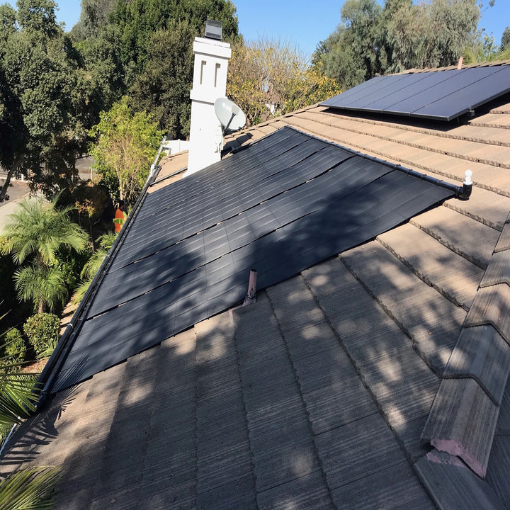 SwimJoy Industrial Grade Solar Pool Heater Panel - High-Wind Mounting Security