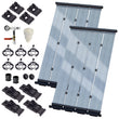 SwimLux Semi-Glazed Solar Pool Heater DIY Kit - Significant High-Energy Performance w/ Multi-Wall Encapsulation Glazing