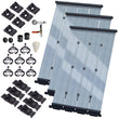 SwimLux Semi-Glazed Solar Pool Heater DIY Kit - Significant High-Energy Performance w/ Multi-Wall Encapsulation Glazing