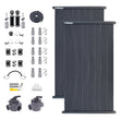 SwimEasy TT Solar Pool Heater DIY Kit - Ultimate All-Purpose Swimming Pool Heater - Inground, Aboveground Pools + Spas, Hot Tubs & Jacuzzis