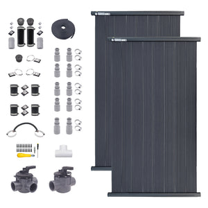SwimEasy TT Solar Pool Heating System - Ultimate All-In-One Solar Swimming Pool Heater DIY Kit - Compatible with Virtually ANY Pool (Incl. Premium Pentair Valves)