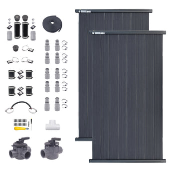 SwimEasy TT Solar Pool Heating System - Ultimate All-In-One Solar Swimming Pool Heater DIY Kit - Compatible with Virtually ANY Pool (Incl. Premium Pentair Valves)
