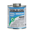 Weld-On 744 Pool Medium, Clear MB PVC Cement, 1 Qt. (32 fl. oz.)