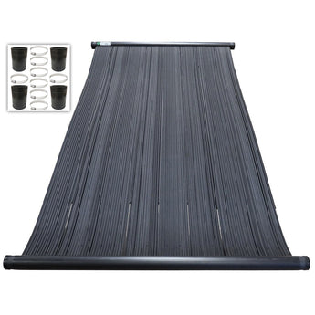 SwimEasy High-Performance Solar Pool Heater Panel + Connector Hose Pack - 15-20 Year Life Expectancy - NSF-50 Certified