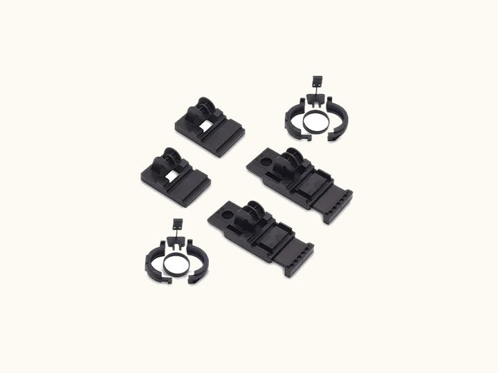 SwimJoy panel kit: mounting pads and panel clamp assemblies