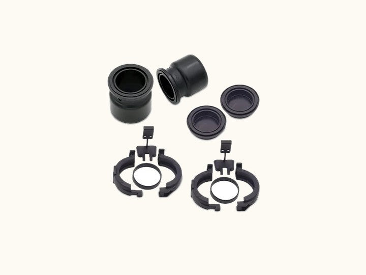 SwimJoy row kit: panel clamps, end caps and CPVC pipe connectors