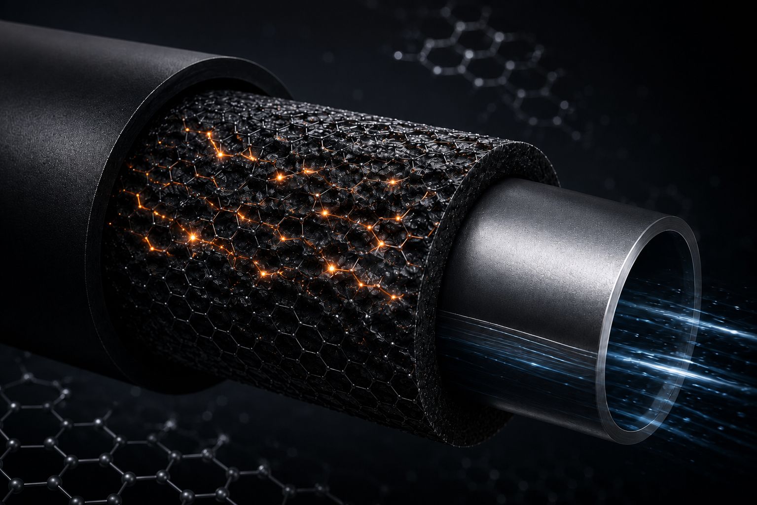 NanoEdge collector cutaway showing three layers